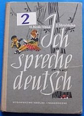 kniha Ich spreche deutsch 2 Drugi rok nauczania w szkole podstawowej, PZWS Państwowe zakłady wydawnictw szkolnych 1974