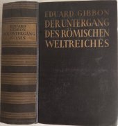 kniha Der Untergang des Römischen Weltreiches, Bernina Verlag 1940