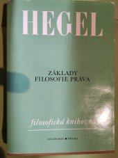 kniha Základy filosofie práva, Academia 1992