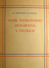 kniha Vznik svobodného zednářstva v Čechách, Jiří A. Drégr 1937