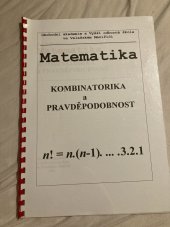 kniha Matematika Kombinatorika a pravděpodobnost, OA a VOŠ ve Valašském Meziříčí 1996