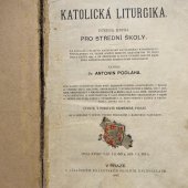 kniha KATOLICKÁ LITERATURA, Císařské královské školní knihoskladě 1910