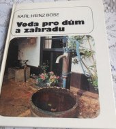 kniha Voda pro dům a zahradu, SNTL 1991