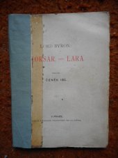 kniha Korsár Lara : básnické povídky lorda Byrona, Edvard Grégr 1885