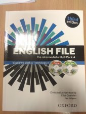 kniha English file Pre-intermediate - Multipack A, Oxford 2019