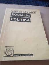 kniha Sociální politika, Západočeská univerzita, Ekonomická fakulta 2000