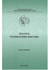 kniha Finance neziskového sektoru, Slezská univerzita v Opavě, Obchodně podnikatelská fakulta v Karviné 2011