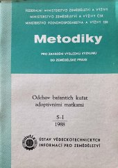 kniha Odchov bažantích kuřat adoptivními matkami, Ústav vědeckotechnických informací pro zemědělství 1988