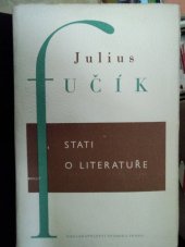 kniha Stati o literatuře literární kritiky, polemiky a studie, Svoboda 1951