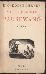 kniha Mistr Joachim Pausewang román, Topičova edice 1941