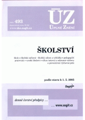 kniha Školství podle stavu k 1.5.2005, Sagit 2005