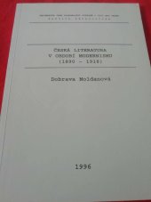 kniha Česká literatura v období modernismu (1890-1918), Univerzita Jana Evangelisty Purkyně 1996