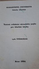 kniha Textová cvičebnice německého jazyka pro lékařské fakulty, Masarykova univerzita 1994