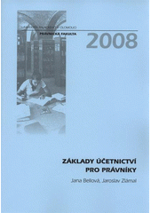 kniha Základy účetnictví pro právníky, Univerzita Palackého v Olomouci 2008