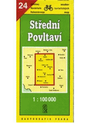 kniha Střední Povltaví [kartografický dokument] 1:100000 : cyklotrasy, Kartografie 1996