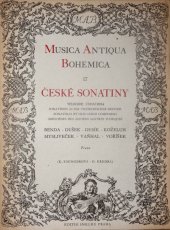 kniha Musica Antiqua Bohemica 17 Edice staré české hudby, SNKLHU  1954