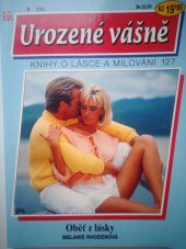 kniha Oběť z lásky, Ivo Železný 1994