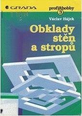 kniha Obklady stěn a stropů, Grada 1995