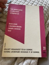 kniha Podíl rodinného prostředí na vzniku sociálně patologických jevů aktuální otázky rodiny a boje s negativními jevy : sborník referátů z celost. věd. semináře s mezin. účastí [poř.] katedrou aplikované Univ. Palackého Olomouc, 1986, Krajský pedagogický ústav 1987