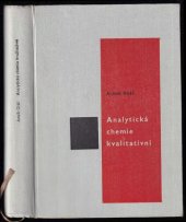 kniha Analytická chemie kvalitativní Celost. vysokošk. učebnice, Československá akademie věd 1961