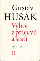 kniha Výbor z projevů a statí 1969 - 1981 II. - Únor 1973-duben 1981, Svoboda 1982