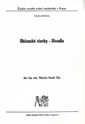 kniha Občanské stavby Divadla, ČVUT 1980