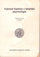 kniha Vybrané kapitoly z lékařské psychologie, Karolinum  1994