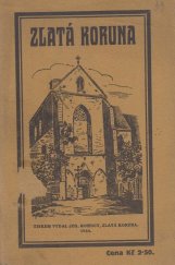 kniha Zlatá Koruna, Josef Kohout 1924