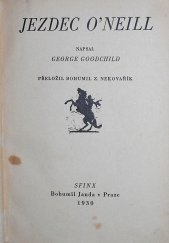 kniha Jezdec O'Neill, Sfinx, Bohumil Janda 1930