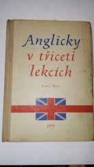 kniha Anglicky ve třiceti lekcích, Státní pedagogické nakladatelství Praha 1958