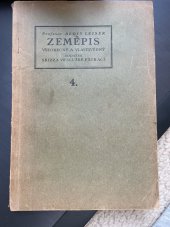 kniha Zeměpis všeobecný a vlastivědný Dodatek skizza ve službě patraci, Česká grafická Unie 1924