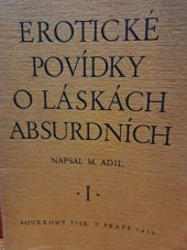 kniha Erotické povídky o láskách absurdních I., s.n. 1966