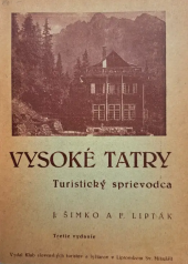 kniha Vysoké Tatry turistický sprievodca, Klub slovenských turistov a lyžiarov 1948