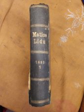 kniha MATICE LIDU 1893 PROBUZENÍ Povídka , Edvard Grégr 1893