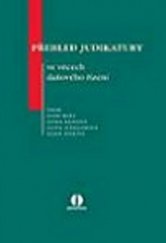 kniha Přehled judikatury ve věcech daňového řízení, ASPI  2007