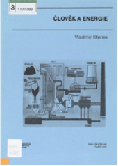 kniha Člověk a energie, Západočeská univerzita v Plzni 2006