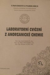 kniha Laboratorní cvičení z anorganické chemie, Univerzita Pardubice 2003