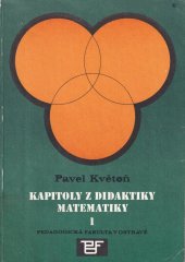 kniha Kapitoly z didaktiky matematiky 1, Pedagogická fakulta 1990