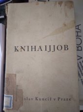 kniha Kniha Ijjob, Ladislav Kuncíř 1933