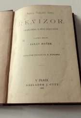 kniha Revizor veselohra o pěti dějstvích, J. Otto 1902