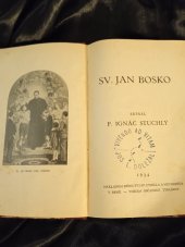 kniha SV. JAN BOSKO, Občanská tiskárna 1934