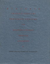 kniha Historie pronásledování provincie Africké, Antonín Ludvík Stříž 1918