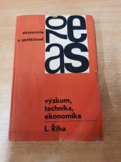 kniha Výzkum, technika, ekonomika, SNTL 1973