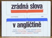 kniha Zrádná slova v angličtině, Státní pedagogické nakladatelství 1990