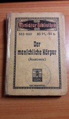 kniha Der menichliche korper  Anatomie, Verlag fur kunst 1928