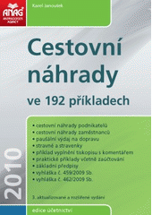 kniha Cestovní náhrady ve 192 příkladech s komentářem, Anag 2010