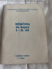 kniha Němčina do kapsy. 1.-2. díl : Praktická příručka při výjezdu do zahraničí, RO-TO-M 1991