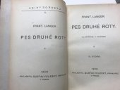 kniha Pes druhé roty, Gustav Voleský 1928