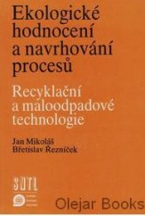 kniha Ekologické hodnocení hospodářských investic [sborník], Dům techniky ČSVTS 1988