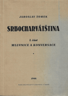 kniha Srbocharvátština. I. část, - Mluvnice a konversace, Rovnost 1946